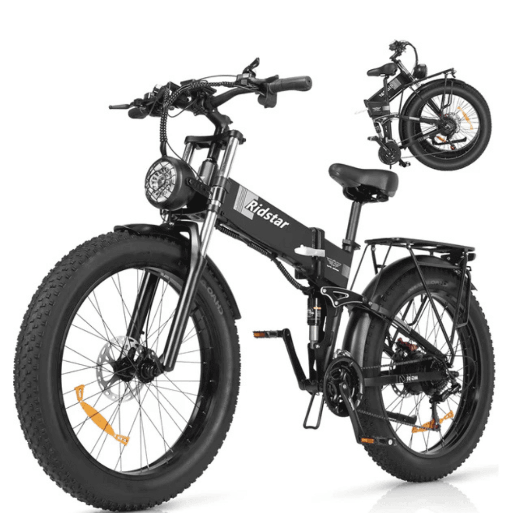 Ridwstar DCL26 2000W Folding Fat Tire Mountain Electric Bike