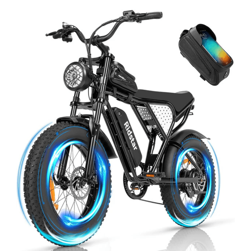 Ridwstar QL20 1000W 48V 15AH Fat Tire Electric Bicycle